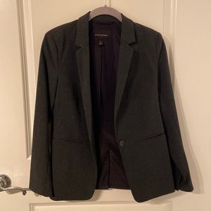 Banana Republic Charcoal Gray Blazer Size 2 Petite